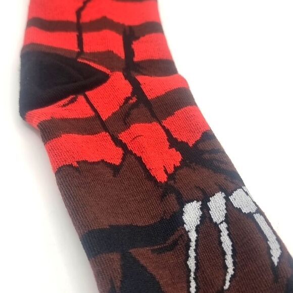New unisex  FREDDY KRUEGER Nightmare on Elm Street novelty halloween soc… - Picture 2 of 9